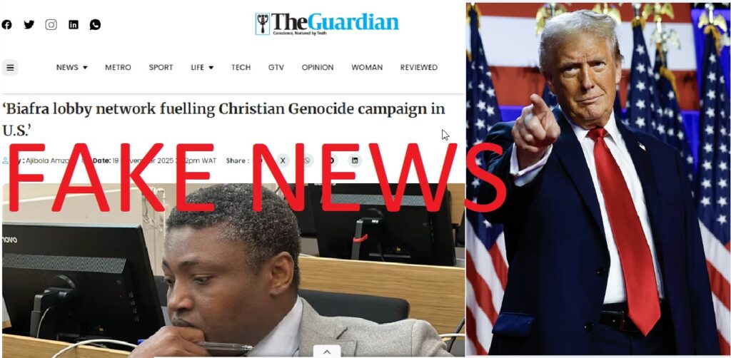 FACT-CHECK: No, the DOJ Did Not Release Any Document Linking Simon Ekpa or IPOB to a “Christian Genocide” Campaign